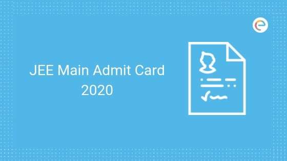 JEE Main Admit Card