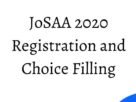 Josaa 2020 counselling procedure