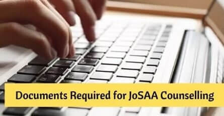 josaa 2020 counselling documents