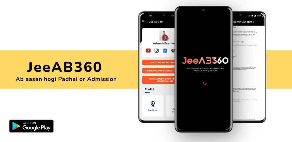 JeeAB360 - College & rank predictor