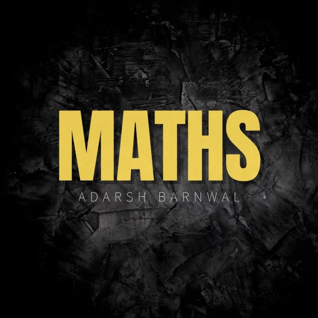 Maths By Adarsh Barnwal