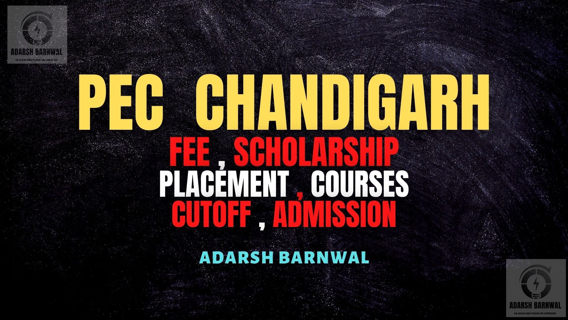 PEC Chandigarh : Cutoff , Placement , Courses , Admission , Ranking 2023-2024