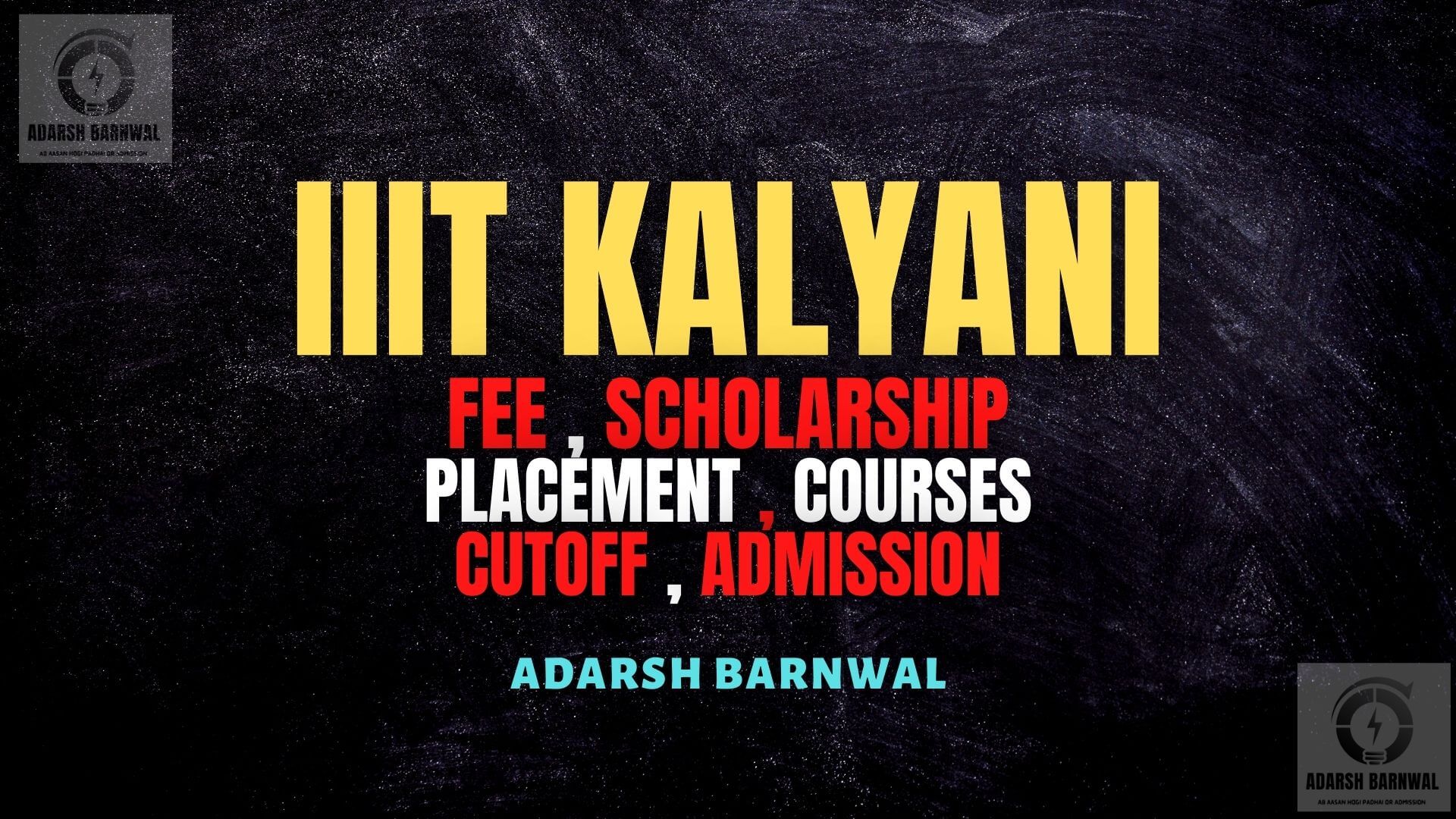 IIIT Kalyani : Cutoff , Placement , Ranking , Courses , Admission , Fees 2025-2026