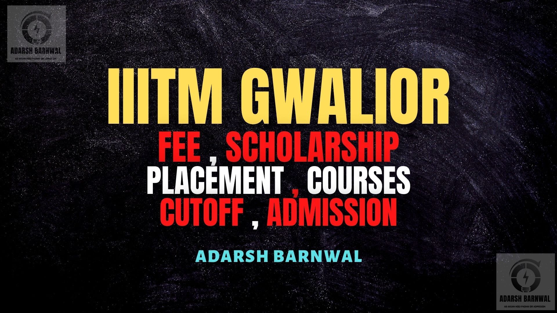 ABV IIITM Gwalior : Cutoff , Placement , Ranking , Courses , Admission 2025-2024