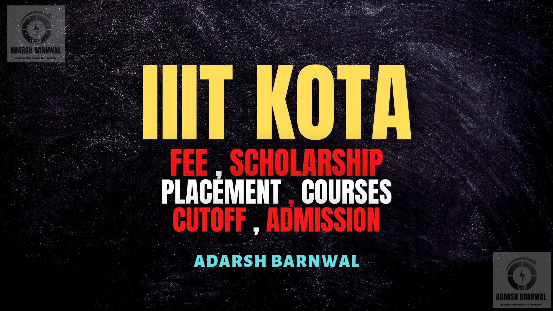 IIIT Kota : Cutoff , Placement , Ranking , Courses , Admission , Fees 2025-2026