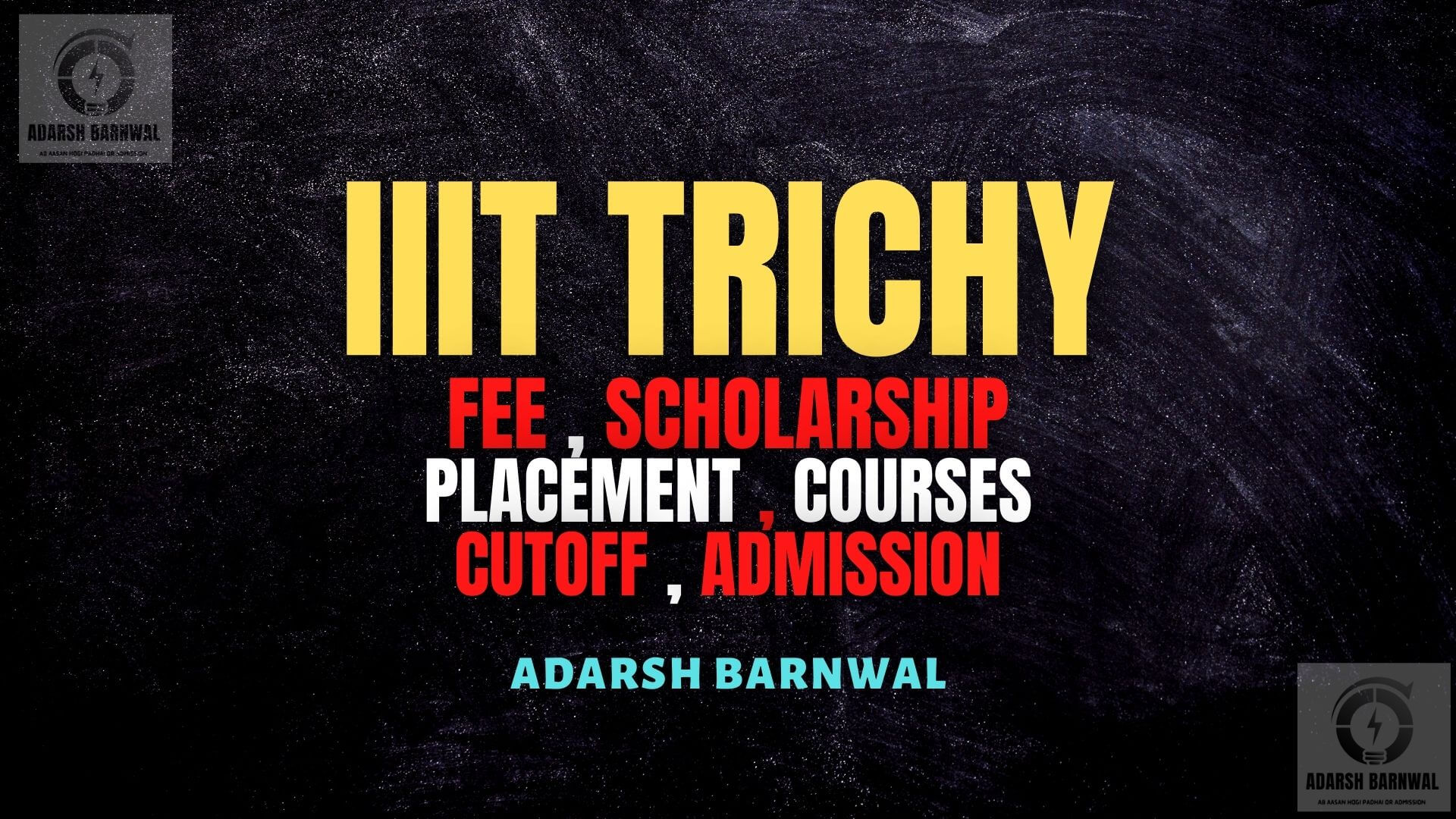 IIIT Trichy : Cutoff , Placement , Ranking , Fees , Admission , Courses 2023-2024