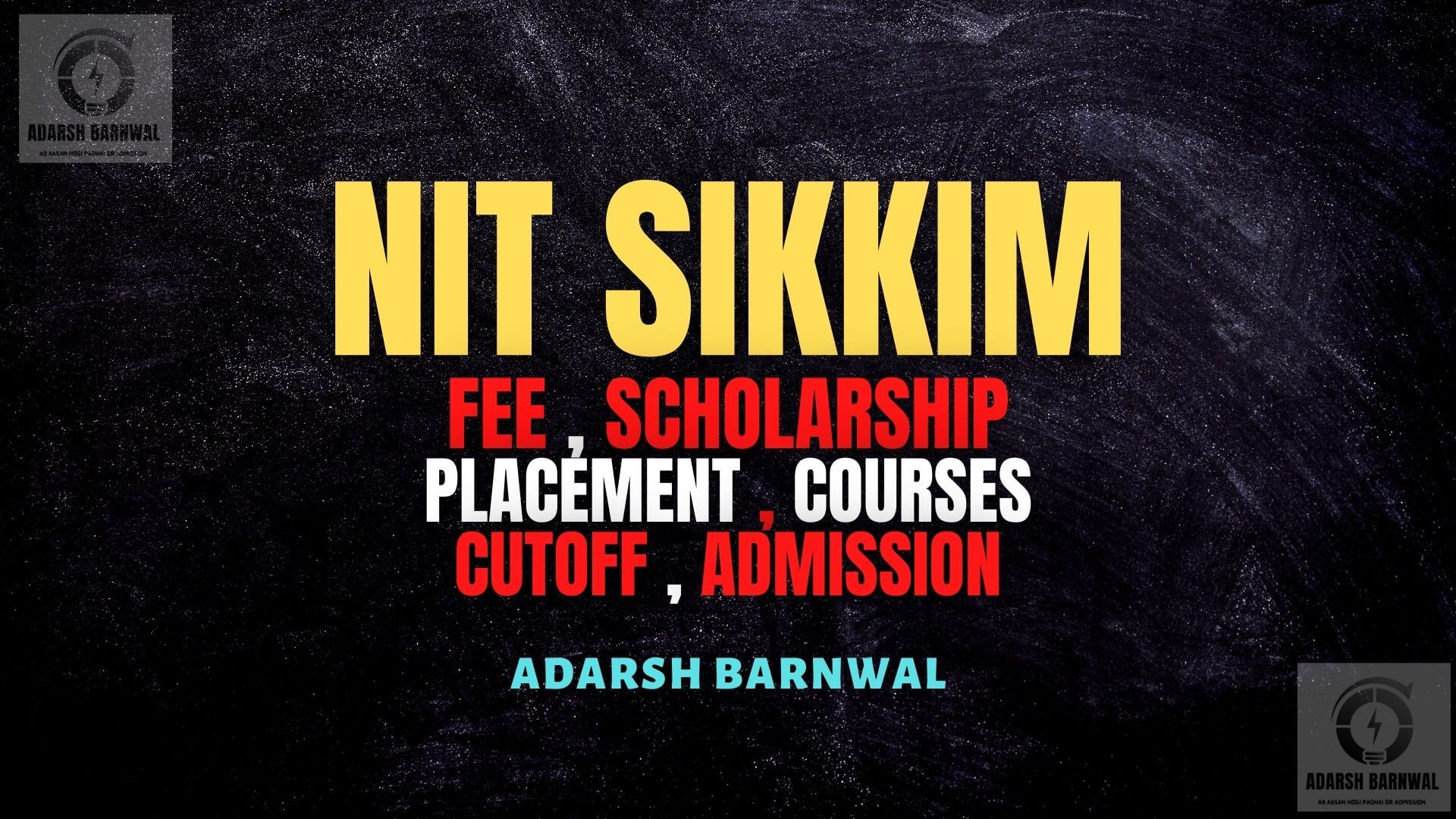 NIT Sikkim : Cutoff , Placement , Ranking , Courses , Admission 2025-2024
