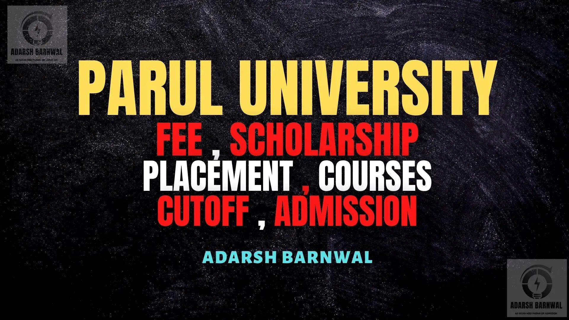 Parul University : Cutoff , Fees , Admission , courses , Placement,Ranking 2024-2025