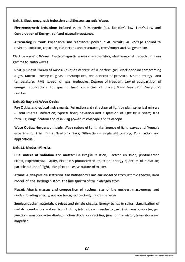 AEEE 2025-2026 : Syllabus , Exam pattern , Important Chapters , PYQs , Exam date , Cutoff , Amrita University 11 image 11