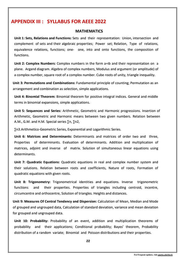 AEEE 2025-2026 : Syllabus , Exam pattern , Important Chapters , PYQs , Exam date , Cutoff , Amrita University 6 image 16