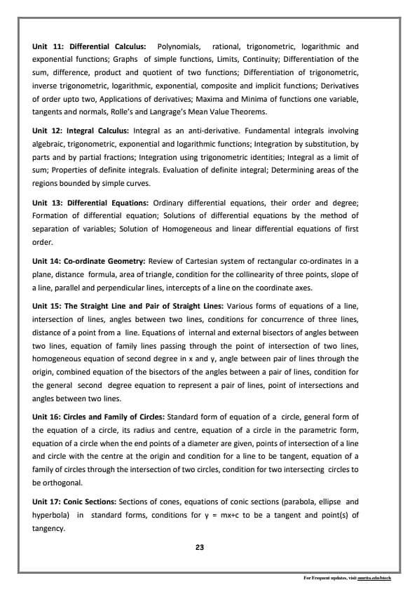 AEEE 2025-2026 : Syllabus , Exam pattern , Important Chapters , PYQs , Exam date , Cutoff , Amrita University 7 image 17