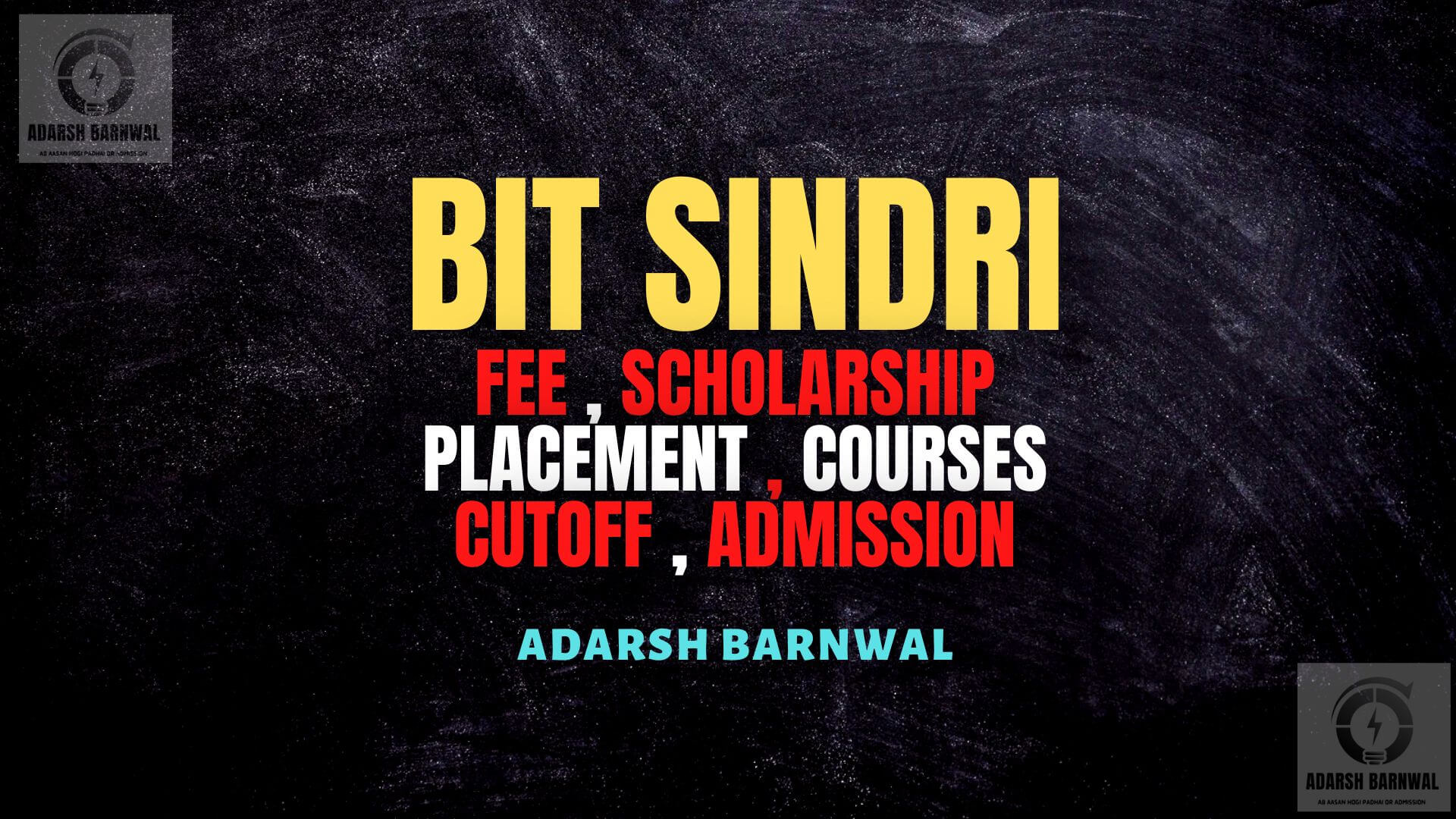 BIT Sindri : Admission , Ranking , Fees , Placement , Courses , Campus , Cutoff 2024 - 2025