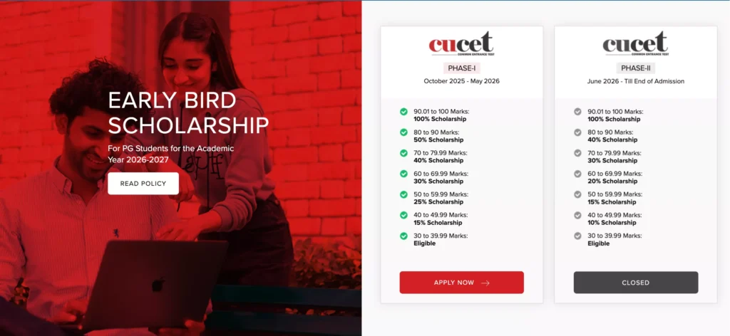 Chandigarh University : Admission