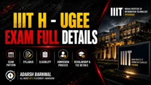 UGEE ( IIIT Hyderabad ) - Syllabus , weightage , cutoffs, Exam Pattern , Dates