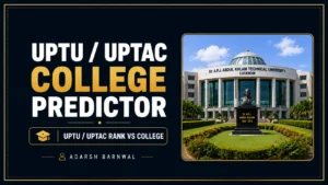 UPTAC / UPTU College Predictor . UPSEE Rank vs College . Top College in Uttar Pradesh