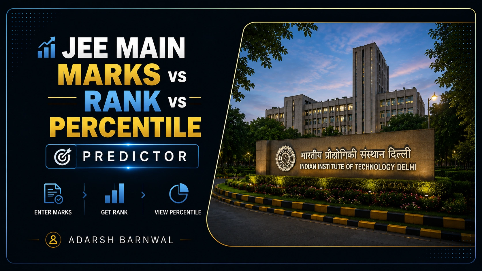 JEE Main Percentile to Rank Converter / Predictor . Jee Main Marks vs %ile vs Rank